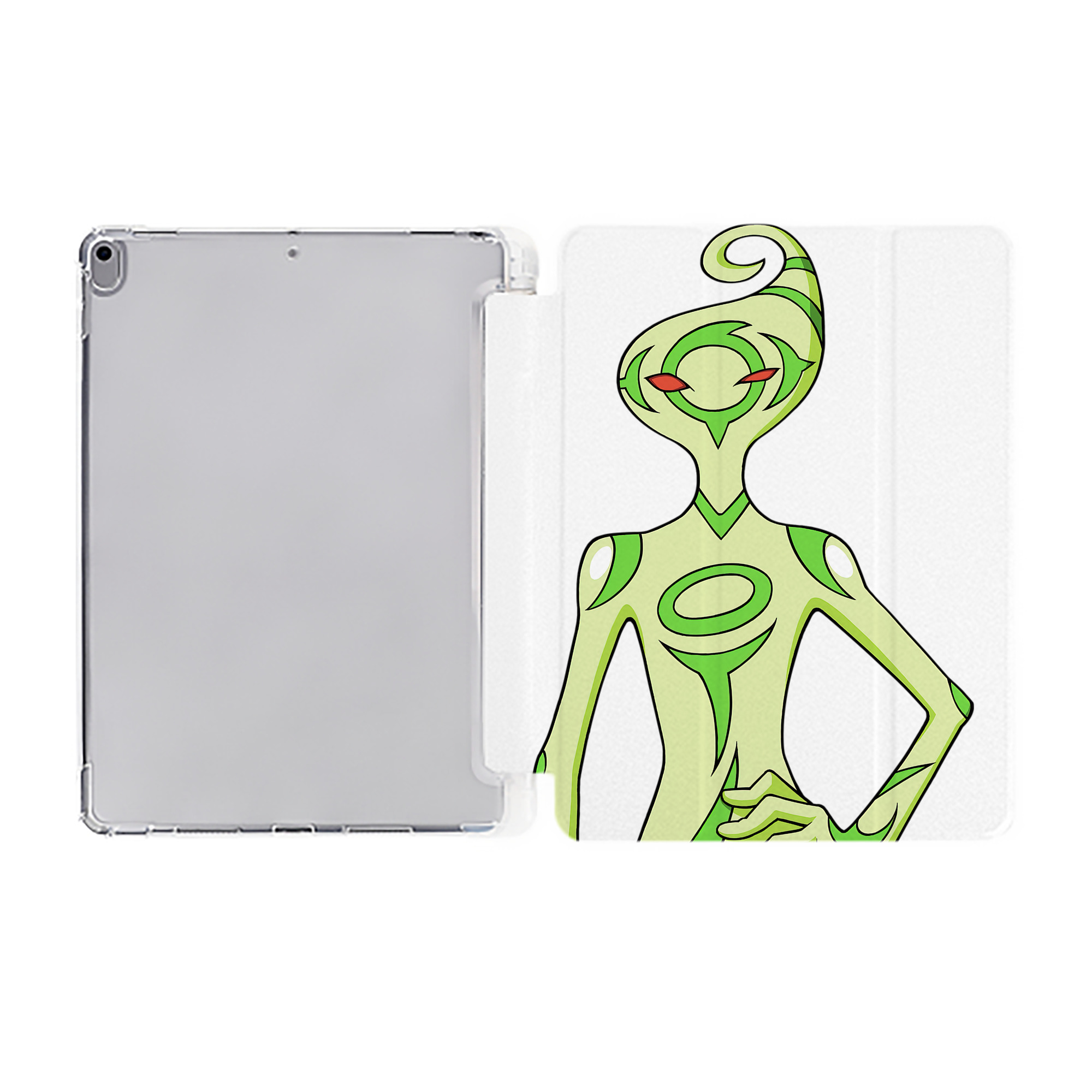 （画像用） 遊☆戯☆王 Yu-Gi-Oh! IPad ケース ペン収納付き 三つ折りスタンド PUレザー×シリコン 対応機種9.5/10.5/10.9インチ